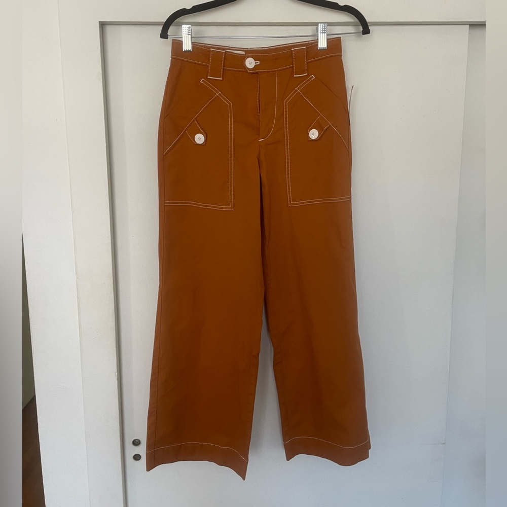 Maeve Anthropologie brown pants